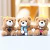 Bear Plushie Stuffed Pendant With Soft Pp Cotton Filling Keychain Women For