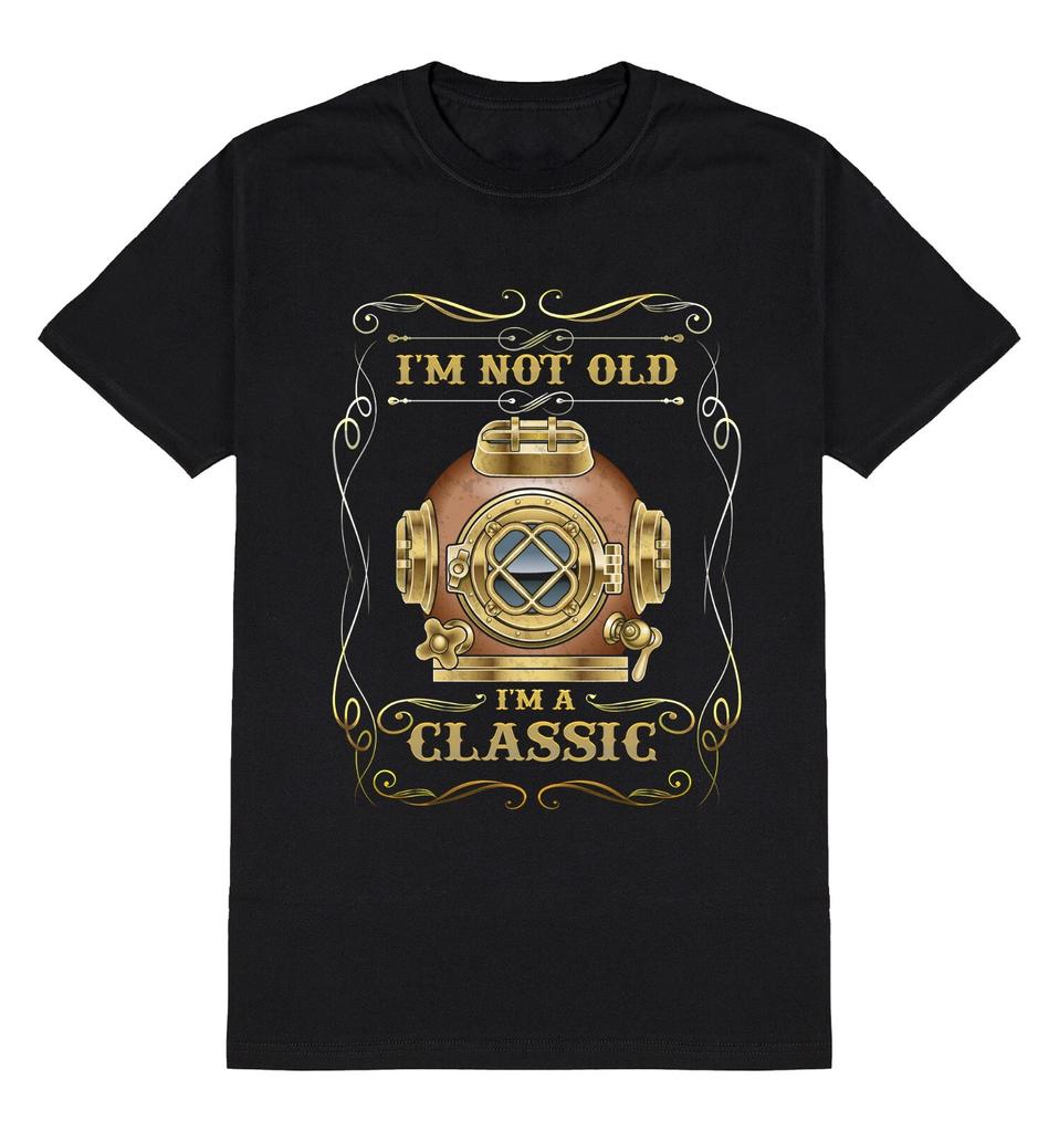 Mens SCUBA DIVER T-Shirt Im Not Old Im A Classic Scuba Diving Gear Tee