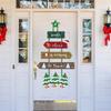 Christmas New Door Hanging Christmas Holiday Party Atmosphere Decoration Hanging Door Sign Customization