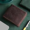Мужской кошелек из натуральной кожи с отделением для монет Мужской кожаный кошелек с отделением для монет