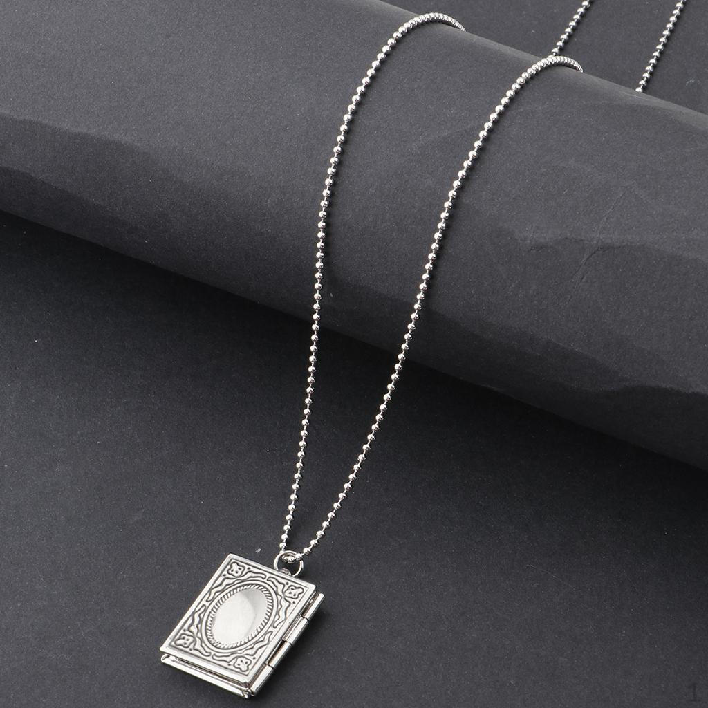 Ожерелье Кулон Фото Открытый Медальон Мемориал