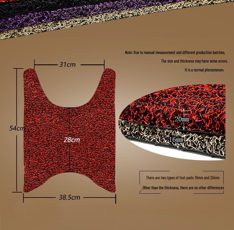 Xunying Anti-Slip Footrest Mat for REEZ100 Electric Scooter & Battery Car