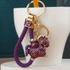 Exquisite Zodiac Horse Pendant Rhinestone New Year Pendant Fashion Horse Year Keychain  Ornaments