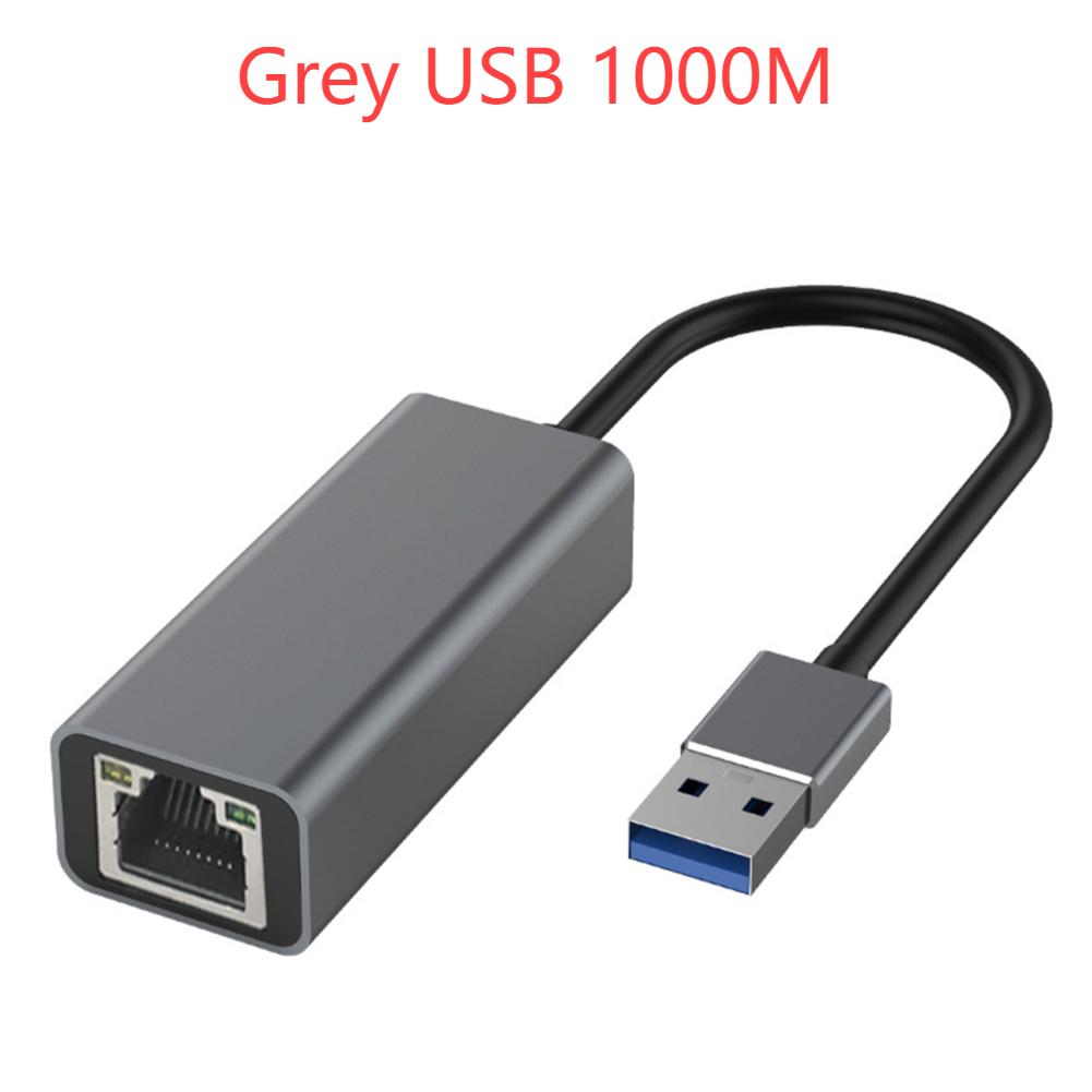 Адаптер Ethernet USB Type C 1000/100 Мбит/с USB к RJ45 Lan для Xiaomi Mi Box Nintendo Switch Сетевая карта Ноутбук ПК Windows