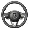 REAL All Leather Steering Wheel Atenza [Mazda (GJ)] MZB-LPB-GL