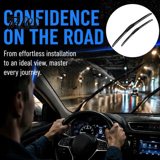 Прочные автомобильные дворники 2 шт. Комплект дворников для Nissan Qashqai J12 2021-2024, 17/26 дюймов с быстрой установкой, передние дворники,