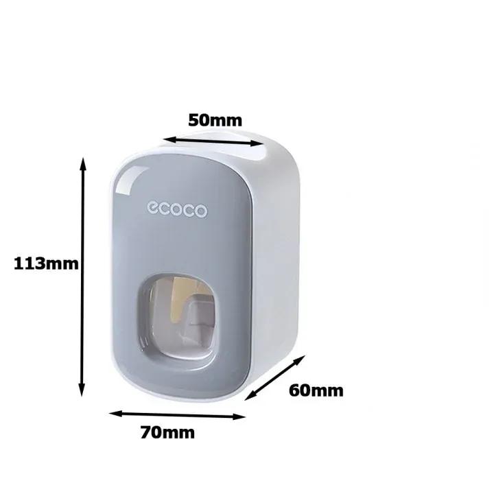 Automatic Toothpaste Dispenser Squeezers Toothpaste Tooth Dust-proof Toothbrush Holder Wall Mount Stand Bathroom Accessories Set