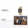 Casio Серия VINTAGE-L Цифровой дисплей СТАНДАРТНЫЙ ЖК-дисплей Квадратный циферблат Водонепроницаемые Спортивные кварцевые часы Кварцевый механизм Стальной ремешок LA670WGAD-1