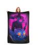 1PC Cards Sylveon Printed Blanket R Adult Blanket Soft Warm Bedding For Bed Sofa Outdoor Travel Cover Blankets