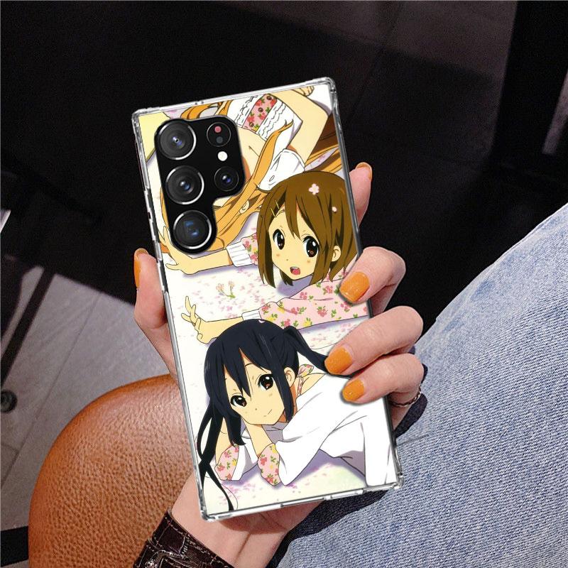 Кей, давай! Аниме чехол для телефона Hirasawa Yui для Samsung Galaxy S26 S25 Edge S23 S24 Ultra S22 Plus S21 S20 FE Уникальная крышка Мягкий чехол Ga