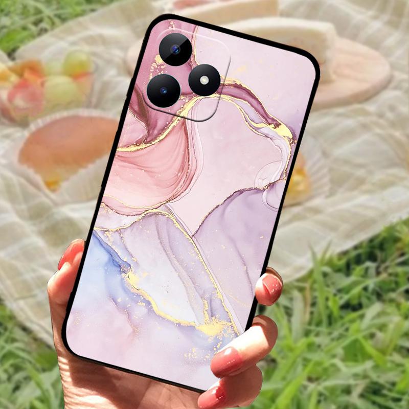 Чехол для Realme Note 50 Модный Крутой Мягкий Силиконовый Чехол для Телефона Narzo N53 Защитные Fundas для OPPO Realme C51 4G C53 ТПУ Бампер