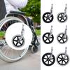 Rubber Shopping Cart Wheels 6/7/8Inch Travelling Trolley Caster  Wheelchair Accessories