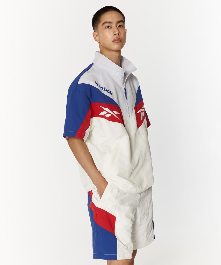 Reebok Анорак Twin Vector с коротким рукавом - Цвет: внебелый