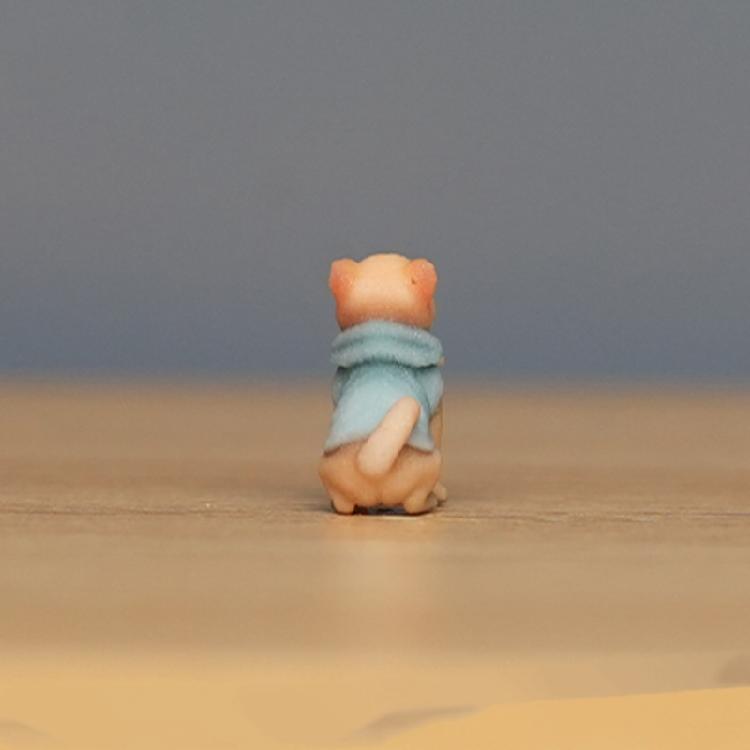 Ручная работа, модель маленького животного, технология 3D-печати, миниатюрная модель собаки, отлично подходит для коллекционеров и декораторов