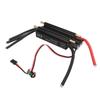 RC ESC 120A Water Cooled Waterproof 2 Way Black Built In BEC 210K Erpm Cycle Menu Settings Brushless ESC for RC Boats