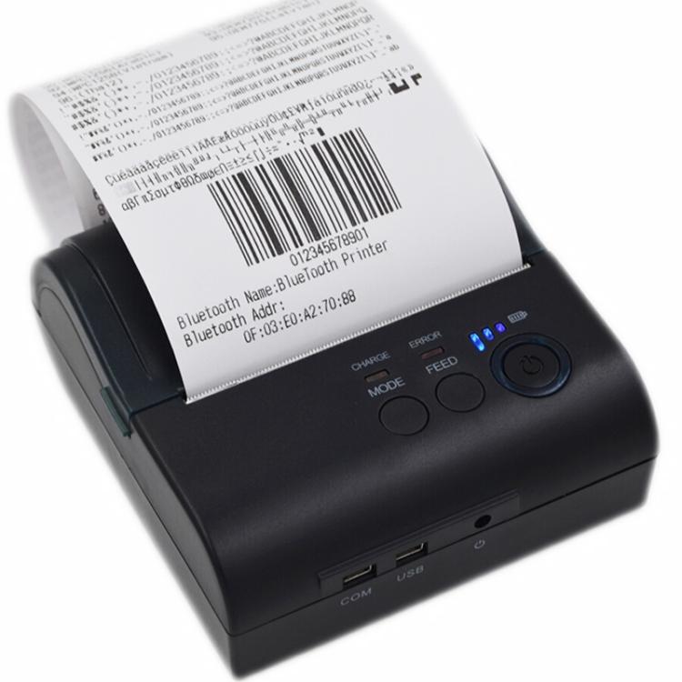 Портативный Bluetooth-принтер чеков POS-8001LD