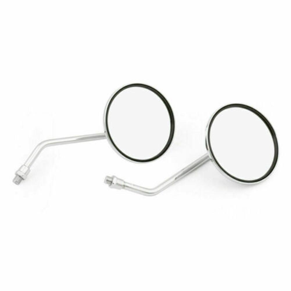 Round Mirrors 10MM for Suzuki Motorcycles T500 For GT750 For GT550 For GT380 For GT250 A100 with Stylish Design
