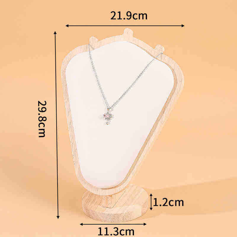 Подставка для ожерелья из козьего рога, портретная форма для шеи, подставка для ювелирных изделий, витрина для хранения ювелирных изделий, модель