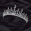 Fashion Zinc Zinc Alloy Headwear Headband Princess Tiaras Rhinestone Hair Hoop Wedding Jewelry Bridal Crowns
