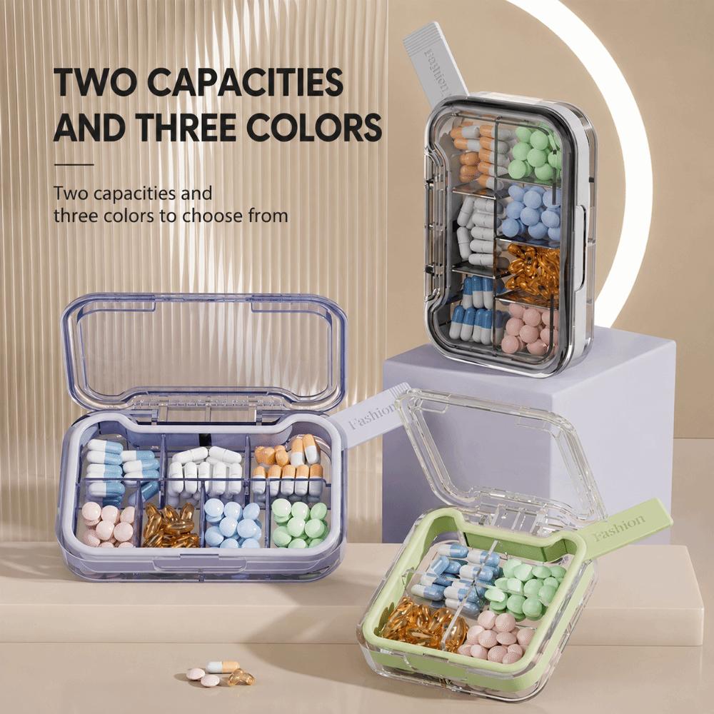 4/7 Grids Pill Box Organizer Food Grade PP Travel Pill Container Medicine Storage Case For Travel