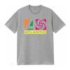 Retro 90s Streetwear Atlantic Letter Geometric Color Block Print Casual T Shirt Vintage Streetwear Stylish Unisex Homme