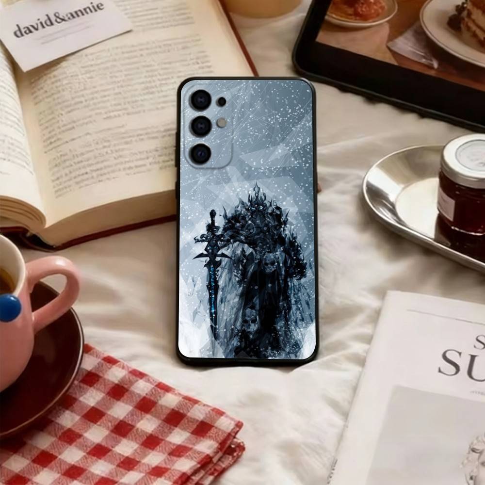 Чехол для телефона W-Warcraft G-Game Мягкий черный Для Samsung S25, S24, S21, S22, S23, S30, Ultra, S20, Plus, Fe, Lite