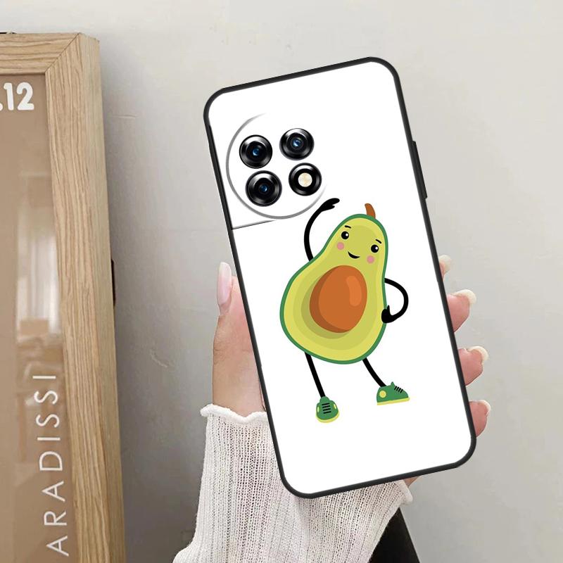 Avocado Yoga Funny Pattern Case For OnePlus 10T 10R 12R 9R 8T 12 11 9 10 Pro Nord CE 2 3 Lite CE4 2T N10 N20 N30 Cover