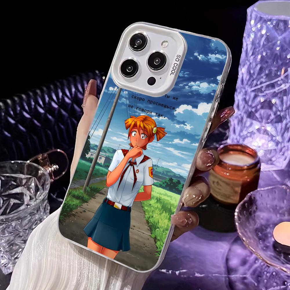 Everlasting Summer Alisa White Translucent Mobile Phone Case for iPhone 17 16 15 14 13 12 11 X XR XS Air Pro Max Plus Cover
