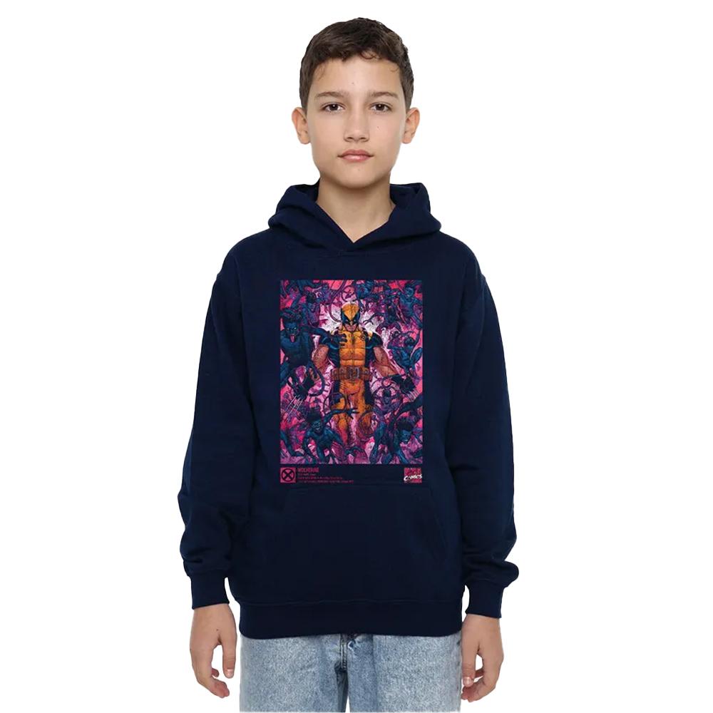 X-Men Childrens/Kids Wolverine Nightcrawler Hoodie