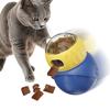Игрушки-головоломки для кошек Регулируемая подача лакомств Кормушка Прочный шар для обогащения среды Интерактивная медленная кормушка для домашних животных Игрушки для упражнений и погони
