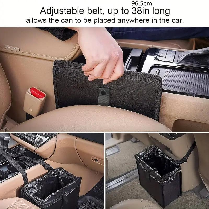 Car Trash Can, Multifunctional Washable Folding Hanging Storage Bucket Bag, Suitable for Outdoor Travel