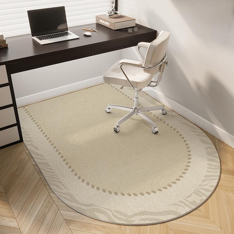 Vintage-Style Study Swivel Chair Carpet with Soundproofing and Anti-Slip Mat Office Gaming Room Rug Home Decor