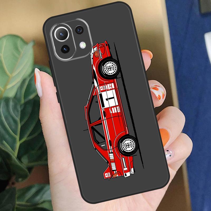 T16 Rally Car Case For Xiaomi 15 14 Ultra 13T 14T 15T Pro 17 Pro Max POCO X7 Pro X5 X6 F5 F6 F7 F8 Coque
