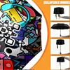 Geometry Dash Print Umbrella Automatic Opening/ Closing - Portable Foldable Design - Daily use for Travel/Outdoor - Gift for Birthday