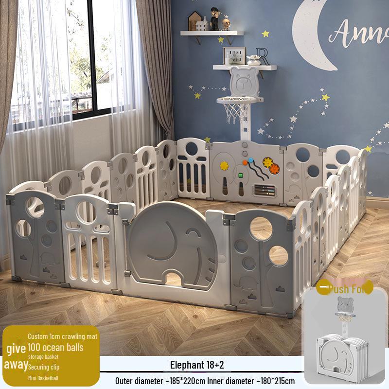 Детский безопасный складной манеж с ковриком для ползания для младенцев и малышей