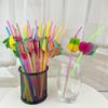 Соломинка для барбекю для ассорти модной бумаги, вечеринка у бассейна, 3D-соломинки, для питья фруктовых коктейлей