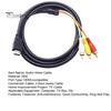 HDMI-совместимый Кабель-адаптер Male на 3 RCA 1,5 м Аудио Видео Без Потерь Позолоченный Разъем ТВ-приставка AV Офисные Аксессуары