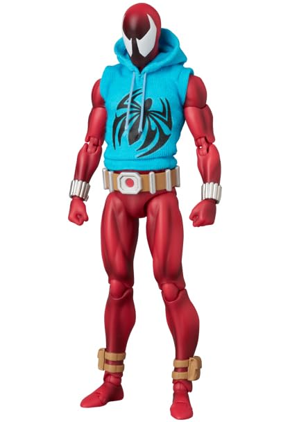 MEDICOM TOY MAFEX Алый Паук Версия из комиксов. 2.0 Фигурка 155 мм Без масштаба Окрашенная