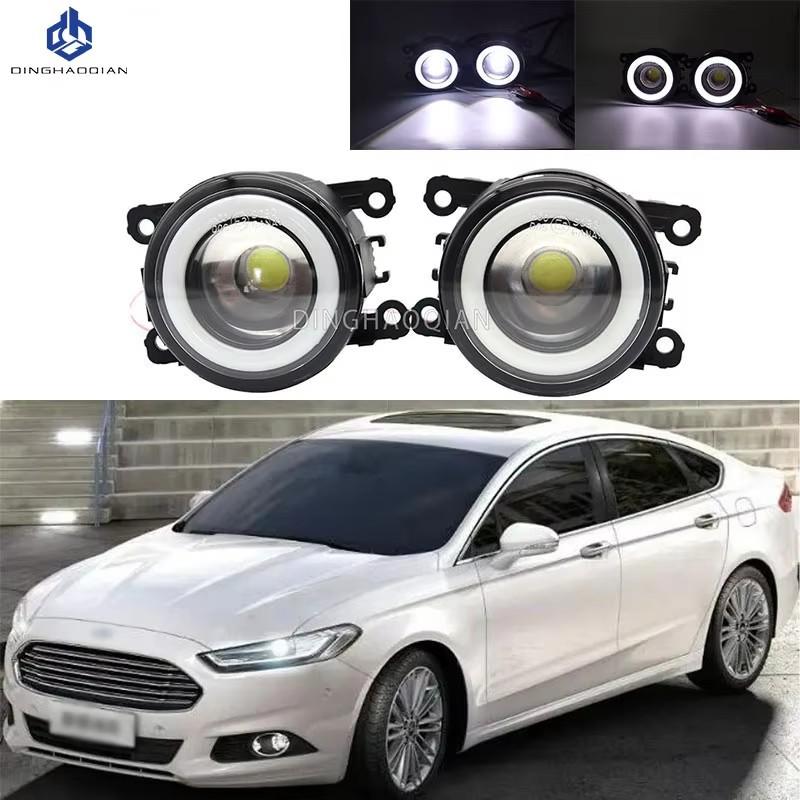2 шт. Автомобильная противотуманная фара LED Ангельский глаз DRL Дневной ходовой огонь H11 12 В Высокая яркость Для Ford Mondeo Fusion 2013 2014 2015 2016