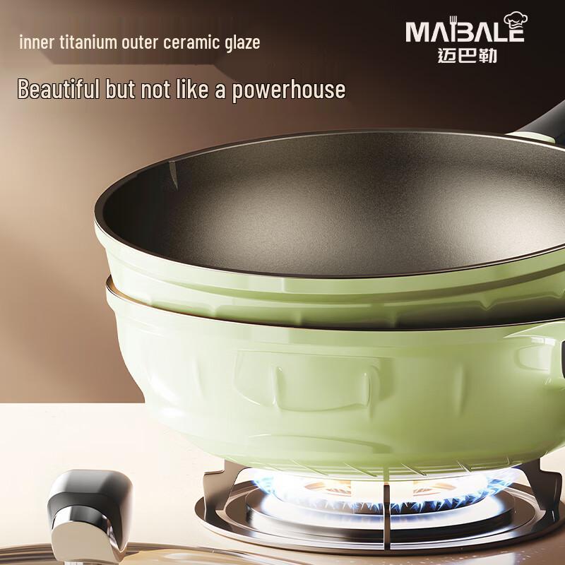 Maibale 30 см Антипригарный Титаново-керамический Вок