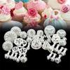 33pcs/Set DIY Baking Tool Plastic Biscuit Mold Set and Household Cake Embossing Mold