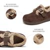 [Same as in the mall] 25 year winter new velvet cotton boots, low cut warm and versatile soft soled women's Boken shoes