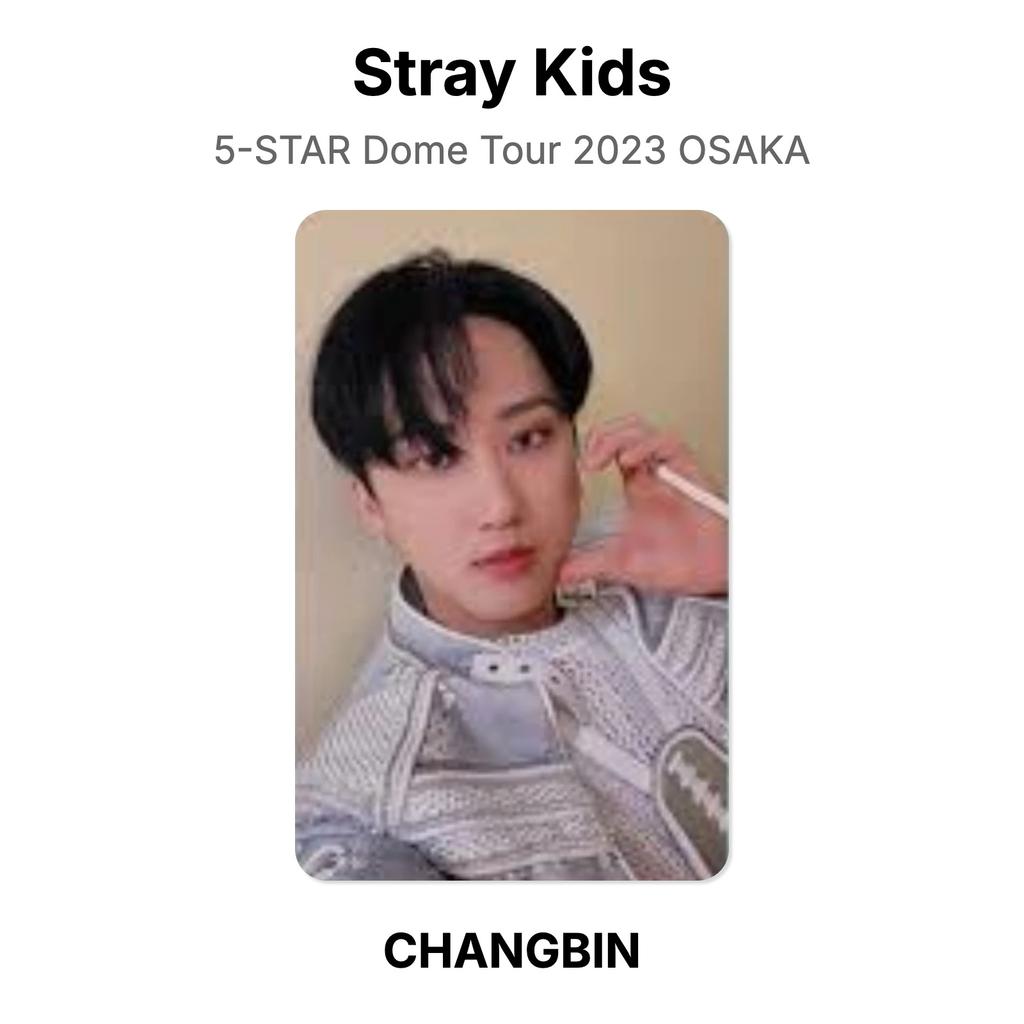 Stray Kids Официальная фотокарточка 5-STAR Dome Tour 2023 OSAKA