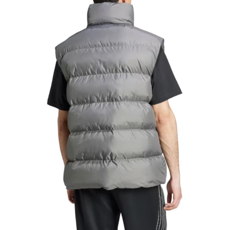 Adidas Clothing Vests Men's Gray Stand Collar Moderate Other IY3401