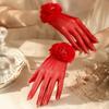 Hollow Bridal Gloves Breathable Etiquette Gloves Vintage Women Fishnet Gloves  Cosplay,Wedding