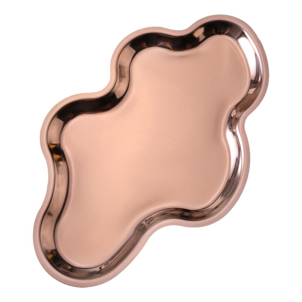 Rust-proof Key Serving Plate Modern Design Decorative Tray Bathroom Counter