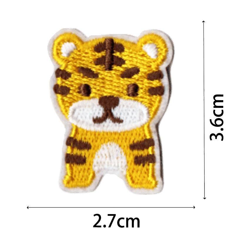 Embroidery Cloth Sticker Cartoon Animal Flower Embroidery Sticker Patch Hole Sticker Decorative Sticker Patch Patch Sticker