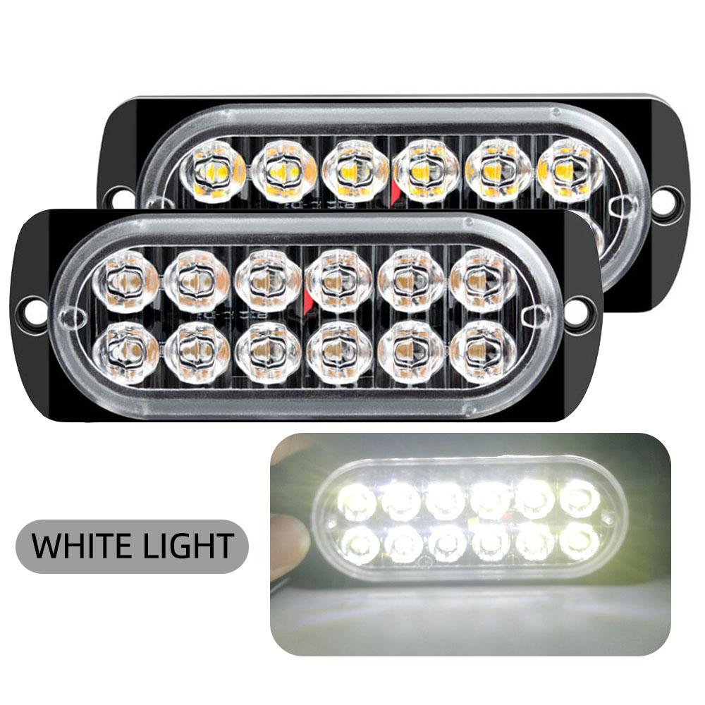 Car Warning Light Car Lights Assembly Car Truck Emergency Side Lamp 12 LED Car-styling Signal Lamp LED Warning Light