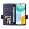 For Honor X5C X5C Plus 4G Flip Side Buckle Lychee Pattern Wallet Leather Cover for Honor X5C 4G Purse Magnetic Phone Bags