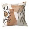 Nordic Abstract Flower Pillowcase Morandi Light Luxury Home Sleeping Pillow Cushion Cover